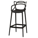 Ver imagem 1 de Banqueta Alta Solna Master Aviv Allegra Or Design 108 Cm (altura) Polipropileno Cor Preto