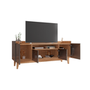 Ver imagem 3 de Rack Adria 1.60 Cinza Perola/noce - Casa D Móveis