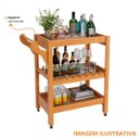 Ver imagem 3 de Carrinho Auxiliar Cantinho do Café com Rodizíos Cloud 64 Cm