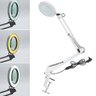 Lupa De Mesa Luminaria Led Articulada Lente Aumento 5X Giratoria Estetica Spa Salao Beleza Conserto  - 1