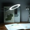 Lupa De Mesa Luminaria Led Articulada Lente Aumento 5X Giratoria Estetica Spa Salao Beleza Conserto  - 9
