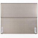 Ver imagem 4 de Cabeceira Box Casal King Com Tachas 195 Cm Linho Bege
