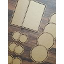 Ver imagem 2 de Base de Mdf para Crochê Diversas Medidas - Kit com 16 Unidades