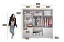Ver imagem 5 de Guarda Roupa Solteiro com Pés 6 Portas 6 Gavetas - Encant-branco - Móveis Novo Horizonte