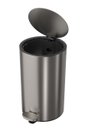 Ver imagem 2 de Lixeira Redonda com Pedal 8l Suprema Inox Deca Deca Metais