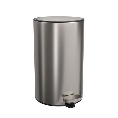 Lixeira Redonda com Pedal 8l Suprema Inox Deca Deca Metais