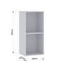 Ver imagem 2 de Nicho de Parede Modulado 40cm X 85cm Slim/classic/elegance Luciane