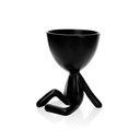 Ver imagem 3 de Vaso Decorativo Bob Robert Plant em Poliresina Preto 14,5x11x12 cm - D’Rossi