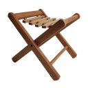 Ver imagem 2 de Banquinho Caminhoneiro de Madeira com Assento Ripado Preebel Natural