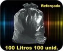 Ver imagem 1 de Sacos pra Lixo de 100 Litros Reforçado- Pct C/ 100 Un.-preto Cor:preto