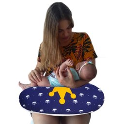 Almofada de Amamentação Estampa Coroa Príncipe - 3