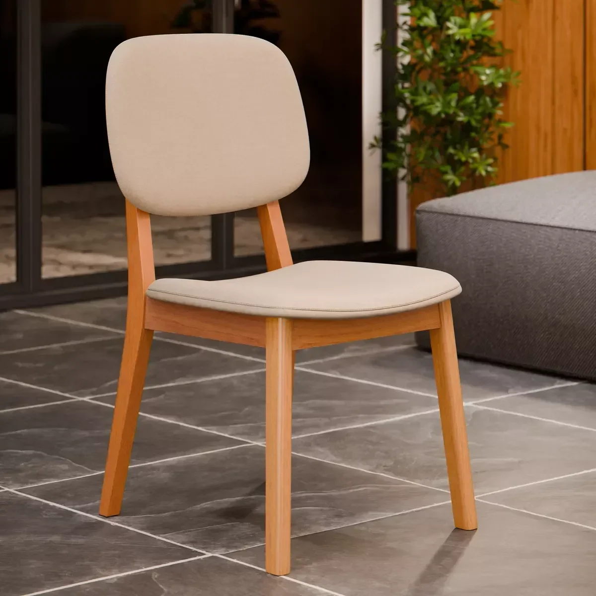 Kit 4 Cadeiras Jantar Madeira Maciça Assento e Encosto - 2