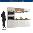 Ver imagem 4 de Cozinha Completa Modulada Americana com Vidro Reflecta 5 Peças Yescasa