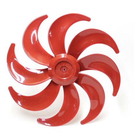 Hélice para Ventilador Mondial Premium / Polishop 40cm 8pás Nv61 Nv45 / Vps-52 / Vps-44 Vermelha