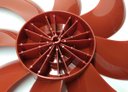 Ver imagem 2 de Hélice para Ventilador Mondial Premium / Polishop 40cm 8pás Nv61 Nv45 / Vps-52 / Vps-44 Vermelha