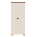 Ver imagem 5 de Conjunto 2 Peças Escrivaninha 120cm e Armário Multiuso Madeira Maciça Ananda CabeCasa MadeiraOriginals Off White Mel Branco