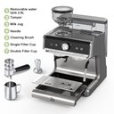 Ver imagem 7 de Takywep Máquina de Espresso 20 Bar com Moedor e Vaporizador 2,8l Cinza