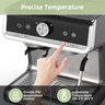 Takywep Máquina de Espresso 20 Bar com Moedor e Vaporizador 2,8l Cinza - 5