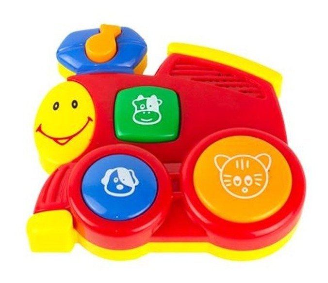Brinquedo Infantil Bebê Trenzinho Música e Sons Toy Baby - 1