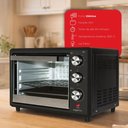 Ver imagem 4 de Forno Elétrico de Bancada 220v 25 Litros Preto I25 - Fogatti