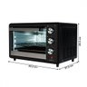 Forno Elétrico de Bancada 220v 25 Litros Preto I25 - Fogatti - 4