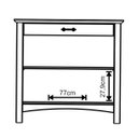 Ver imagem 4 de Buffet Aparador Madeira Maciça 2 Portas 1 Gaveta 93 Cm Bella Carvalho Fosco