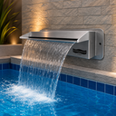 Ver imagem 5 de Cascata Pratic Naburi 80 de Embutir na Parede com Acabamento em Aço Inox 304 para Piscinas - Sodrama