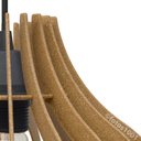 Ver imagem 3 de Kit 3 Pendente Lótus Poptem Marfim Lustre Luminária 30cm Sala