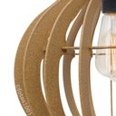 Ver imagem 4 de Kit 3 Pendente Lótus Poptem Marfim Lustre Luminária 30cm Sala