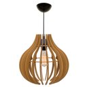 Ver imagem 1 de Kit 3 Pendente Lótus Poptem Marfim Lustre Luminária 30cm Sala