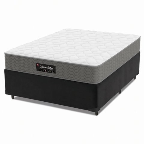 Cama Box Desmontável Colchão Queen Molas Ensacadas Splendido Munhoz