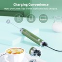 Ver imagem 2 de Maestri House Espumador de Leite Recarregável Portátil (verde Oliva)