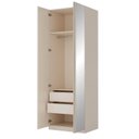 Ver imagem 6 de Guarda Roupa Planejado 2 Portas com Espelho 80cm Samambaia CabeCasa MadeiraOriginals Off White