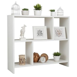 Rack Nicho Aparador para Sala Quarto Escritório Cozinha Hall 20x60x70 - Branco Tx