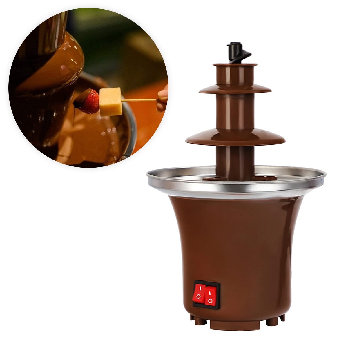 Fonte de Chocolate 3 Andares:220v - 7