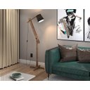 Ver imagem 3 de Abajur de Quarto Luminária de Chão Articulável Leitura:preto