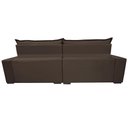 Ver imagem 6 de Sofá Retrátil e Reclinável 2,95m Molas Ensacadas Cama inBox Elegance com ThermoGel Velusoft Caf
