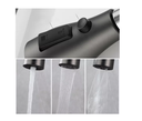 Ver imagem 4 de Cuba Gourmet Premium Torneira Cascata Lavador Copos Preto Aço Inoxidável 304 Pia Cozinha - Brinovar