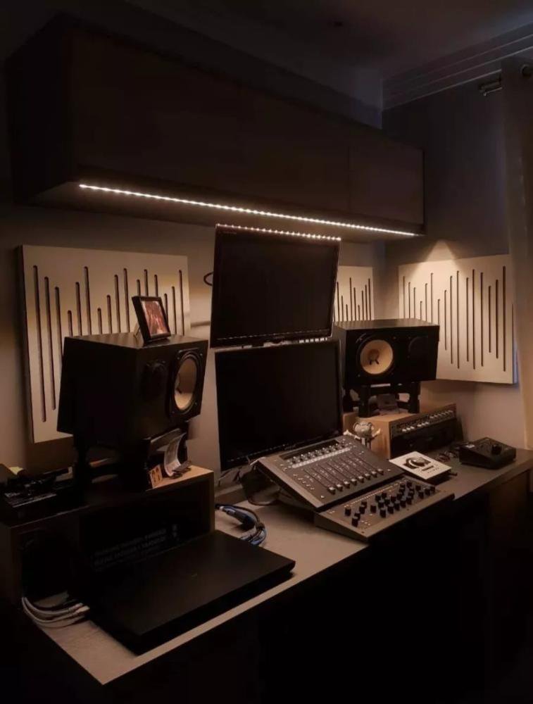 Espuma De Mesa Home Studio Monitores Referência 5'' Par Loja