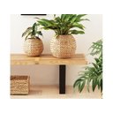 Ver imagem 4 de Cesto Organizador Seagrass Retangular Médio 40x27x18cm