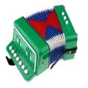 Ver imagem 1 de SANFONA MINI ACORDEON VERDE INFANTIL 3 BAIXOS GAITA ESTILO PROFISSIONAL