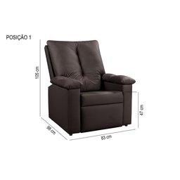 Poltrona Reclinável Lisboa Suede Estética Cílios Mamãe com Mocho/ Assento de Elevação - 12