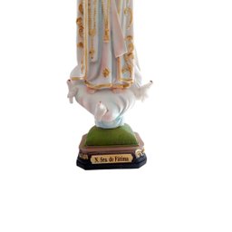 Imagem Nossa Senhora de Fátima Resina 23 Cm Santa Portuguesa - 4