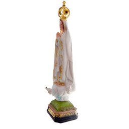 Imagem Nossa Senhora de Fátima Resina 23 Cm Santa Portuguesa - 6