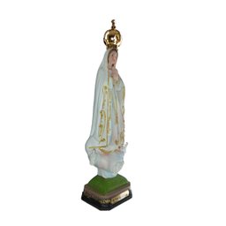 Imagem Nossa Senhora de Fátima Resina 23 Cm Santa Portuguesa - 8