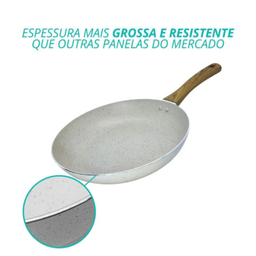 Frigideira Sahara Vanilla 26cm Cerâmica Antiaderente - 4