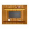 Painel para Tv até 75 Polegadas 220cmx230cm Ripado 2 Prateleiras com Led 100% Mdf Roma - 2