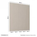 Ver imagem 3 de Painel Liso para TV até 75 Polegadas Planejado 200x230cm Aruá CabeCasa MadeiraOriginals Off White