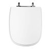 Assento Sanitário Poliéster para Louça Ibiza (incepa) Aço (reb. Oculto) Branco - 1