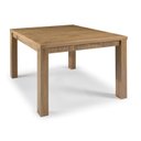 Ver imagem 2 de Mesa Rústica de Jantar 4 Lugares 100cm x 100cm - Nozes
